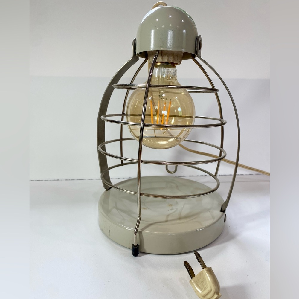 Vintage Bretford Industrial Cage Light
